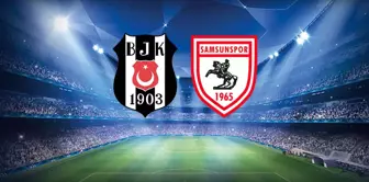 The starting lineups for the Beşiktaş-Samsunspor match have been announced.