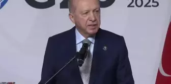 Erdoğan spoke at the closing session of the G20 Summit: Global peace cannot be achieved without the establishment of a Palestinian state.