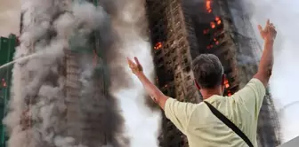 In the fire at the large complex where 4,000 people live, the death toll has risen to 94.