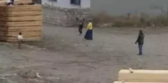 This family is stoning everyone who passes by! The locals can't walk on the street.