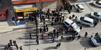 He first killed his neighbor and his son, and then the operator who didn't give him free drinks.