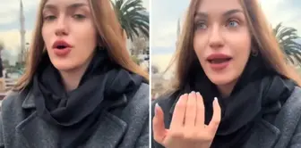 Украинская девушка сняла видео, чтобы выразить протест против мероприятия в Айя-Софии.