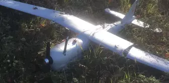 A drone has crashed in Izmit! Its camera is operational and it has a red star on it.