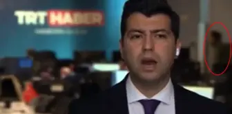 During a live broadcast on TRT, a woman shouted 