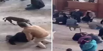 An action has been taken regarding the incident that caused moments of fear for the mosque congregation.