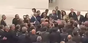 A fistfight between AK Party and CHP deputies in the Parliament.