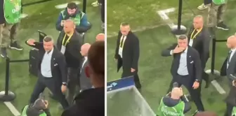 Support from Fenerbahçe fans for Sadettin Saran.