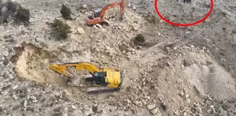 Operation against treasure hunters with 2 construction machines: 14 detained.