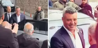 Sadettin Saran, who was released under judicial control, arrived at the club building.