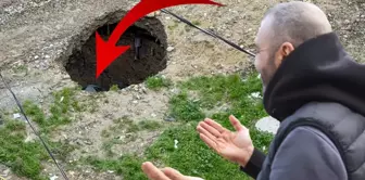 The parked vehicle was swallowed by a pit! The owner's words were surprising: 