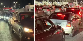 They are coming to Turkey in droves! Those doing New Year's shopping have piled up at the border gates.