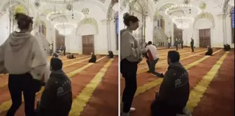 The image is from a mosque in Konya! Everyone who watched the video tagged Minister Yerlikaya.