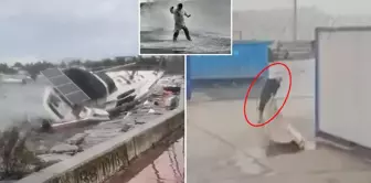 Istanbul was hit by a storm! Giant waves tossed the boat around like a toy.