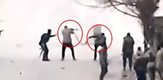 A striking image from the moment of conflict between the Syrian army and YPG terrorists.