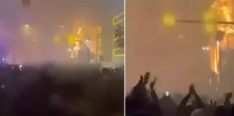 The neighbor is on fire! This time they set the government building on fire.