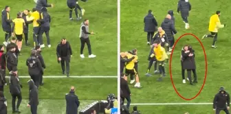 The moment that marked the end of the Galatasaray-Fenerbahçe match.