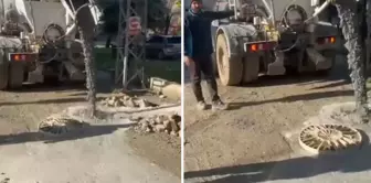 Фирме, которая слила цемент в канализацию, назначен штраф в размере 213 тысяч лир.