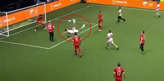 44-year-old Volkan Demirel's magnificent bicycle kick goal.