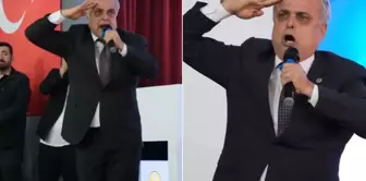 انتقل حسن أفق تشاكير إلى حزب العدالة والتنمية، وهذه المرة ألقى التحية على صورة أردوغان.