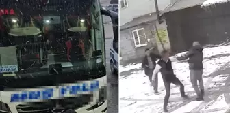 The fight in Elazığ broke out due to a passenger who urinated on the wall.