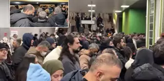A crowd formed at the metro station in Istanbul, where the stomach was effective.
