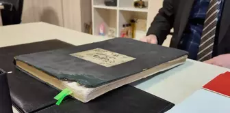 A ledger from the year 1926 was found in the judicial custody of the Ankara Courthouse.