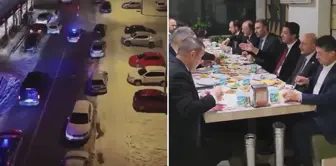 Saadet Party leader Mahmut Arıkan went to eat liver with a flashy convoy.