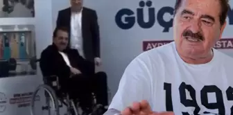 Ibrahim Tatlıses waited for President Erdoğan in a wheelchair.