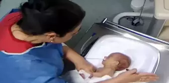 The heartless nurse who left a 5-day-old baby disabled has surrendered.