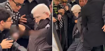 Scary moments at Haldun Dormen's funeral! İzzet Günay fainted.