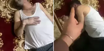 He sent the footage of him beating his father to his uncle: Come take this away from here.