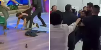 بطل WWE السابق، اعتدى على الضيوف وفريق البث على الهواء مباشرة.