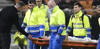 Double shock for Robin van Persie, who brought his son into the game.