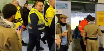 ظهرت لقطات دخول الأشخاص الذين اقتحموا الملعب في دوري أبطال أوروبا.