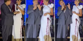 Emotional farewell from Gülben Ergen to Fatih Ürek.