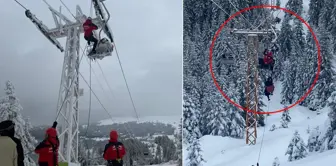 Chairlift malfunction in Uludağ: 40 holidaymakers stranded