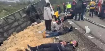 انقلبت حافلة ركاب في أنطاليا! هناك العديد من القتلى والجرحى.