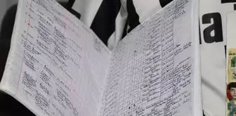 He even had his wife write while going to the army! Whatever happened in 25 years is in this notebook.