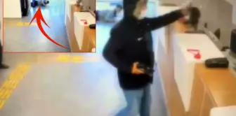 Bank robbery in the heart of Istanbul: Those moments captured on security camera.
