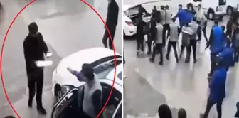 The footage of the fight in which a police officer was beaten to death at TÜVTÜRK.