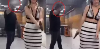 Incredible sight at the shooting range! The reaction of the young woman caught attention.