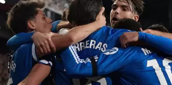 Real Madrid secured the victory in the second half.