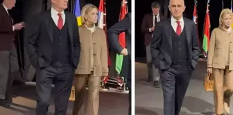 Hacıosmanoğlu's walk and demeanor on his way to Brussels became a sensation.