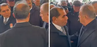 Fatih Terim and Dursun Özbek came together at the funeral of Candemir Berkman.