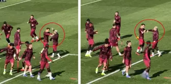 Controversial images from the Galatasaray training session! The comment is yours.