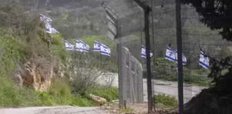 They are not staying calm! They hung up Israeli flags.