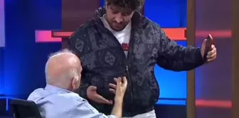 The silent man stormed the Beyaz Futbol studio! Ahmet Çakar went crazy.