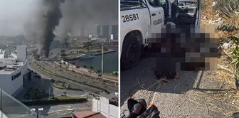 Here are the first images from Mexico! They killed the police and threw them by the roadside.