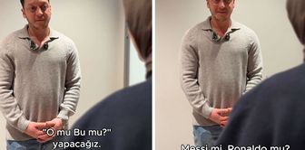 Mesut Özil received applause for his answer to the question, 