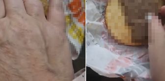 The citizen who ordered a hamburger experienced a nightmare when he opened the package.